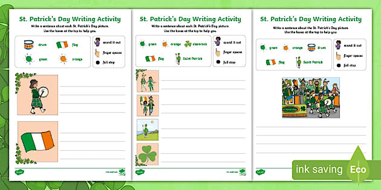 st pattys day activities twinkl