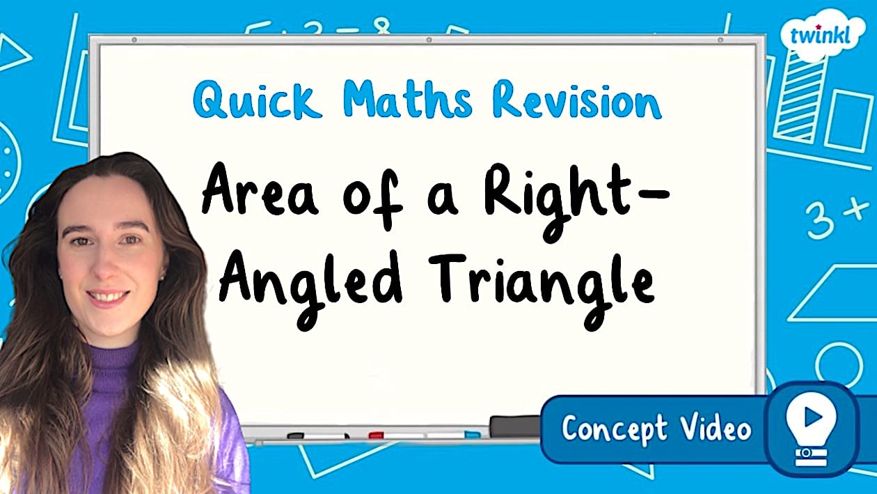 👉 Area of a Right-Angled Triangle | KS2 Maths Concept Video
