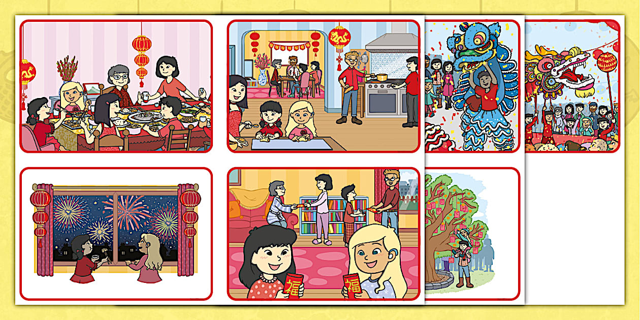 Dragons in the City Story Sequencing Cards - Twinkl