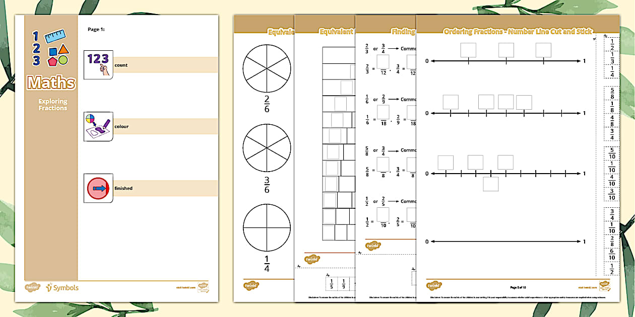 👉 SEND Older Learners Structured Steps Exploring Fractions