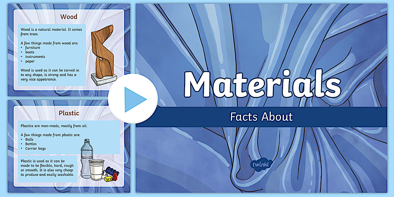 Materials PowerPoint – Materials – Science – Twinkl