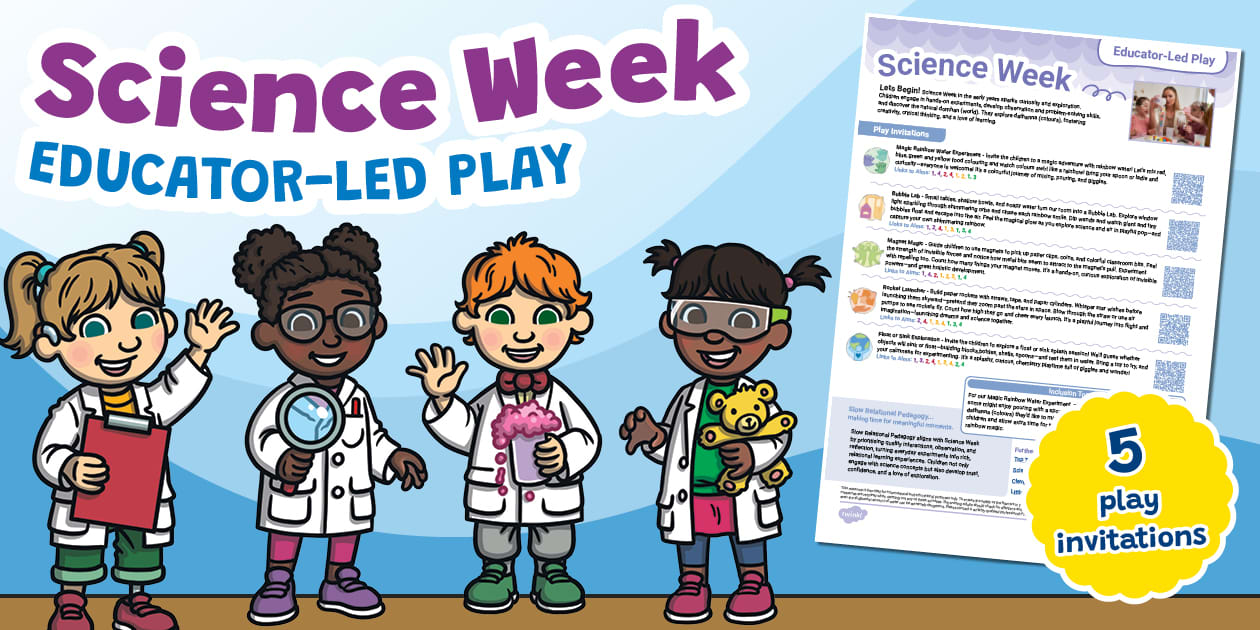Science Week Professor Science Week Educator-Led Play