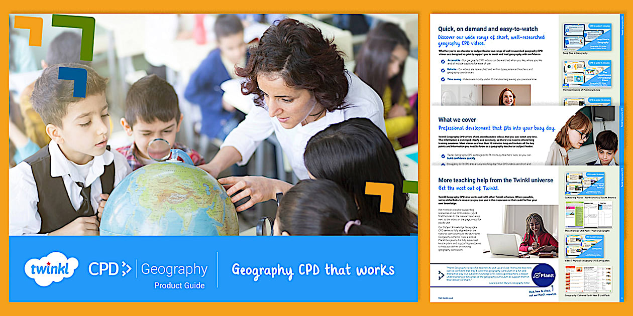 FREE! - Geography CPD Product Guide (teacher made) - Twinkl