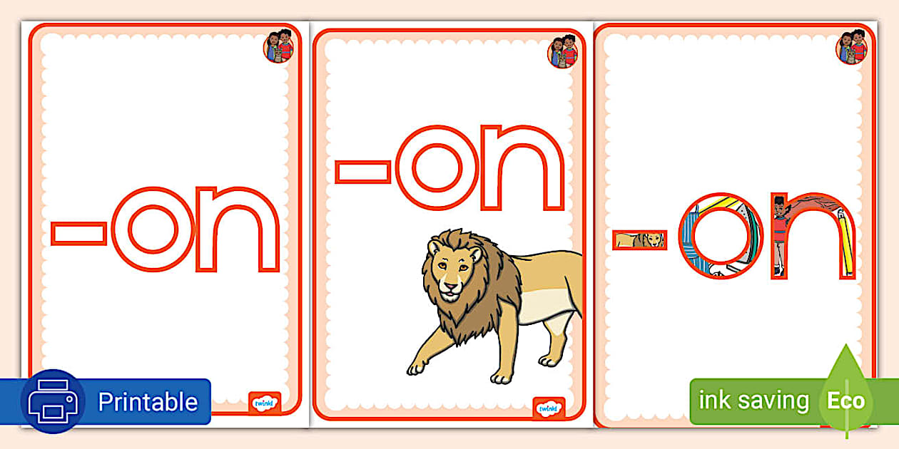 Grade 1 Phonics: -on Sound Posters (teacher made) - Twinkl