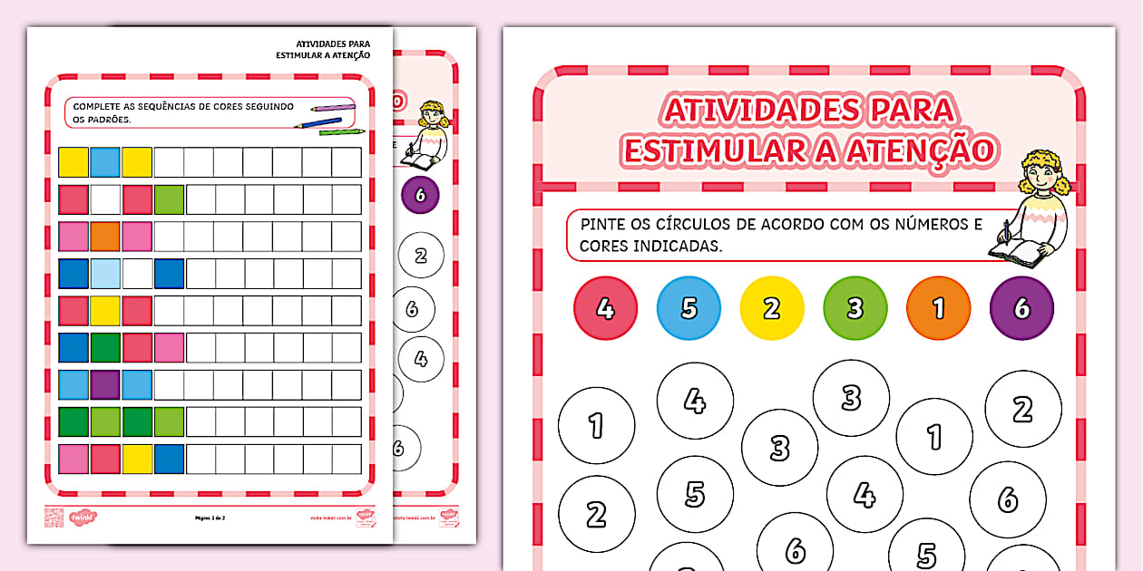 Atividades para estimular atenção {TDAH}