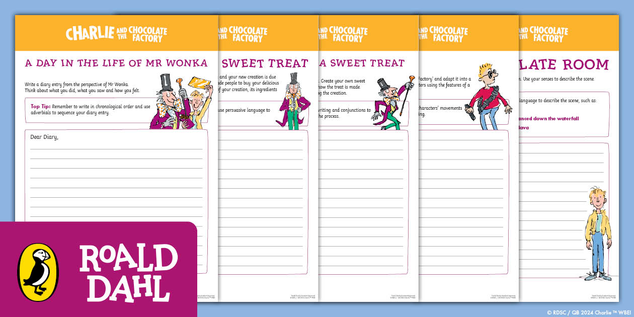 Charlie and the Chocolate Factory: Short Burst Writing 9-11