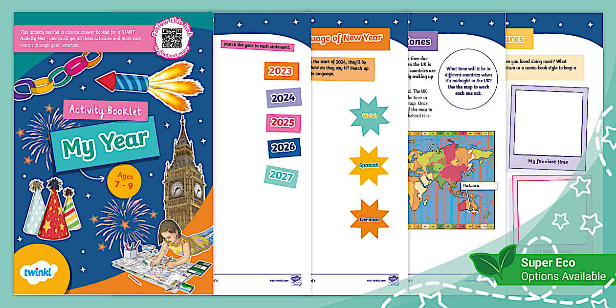 My Year Activity Booklet 7 to 9 years - Twinkl