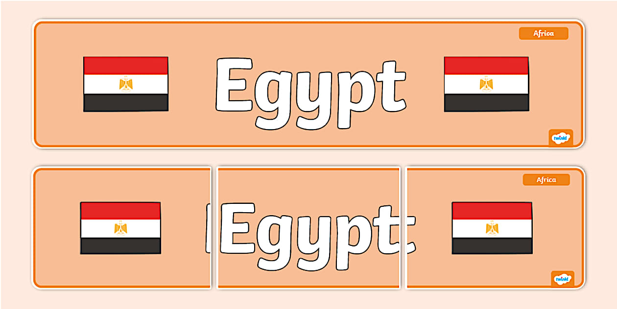 Egypt Display Banner (teacher made) - Twinkl