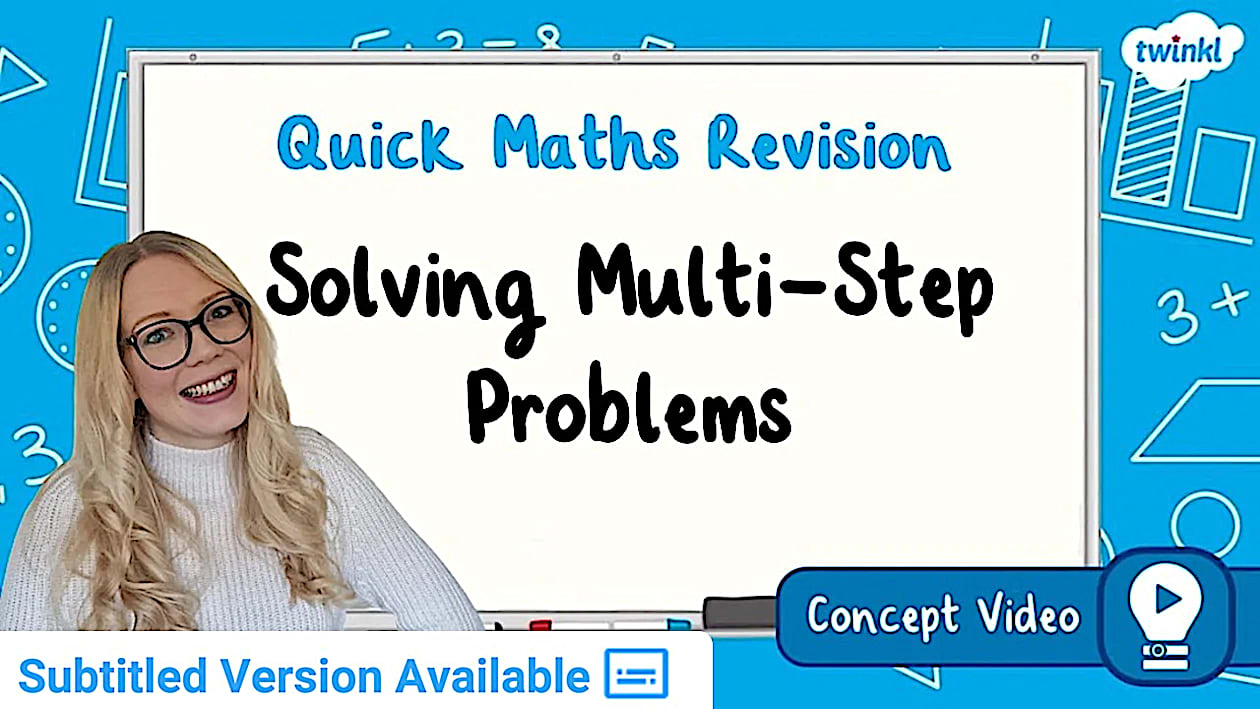 👉 Solving Multi-Step Problems