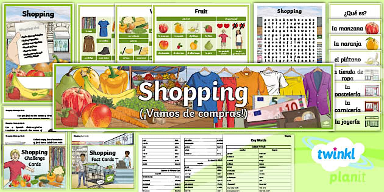 👉 PlanIt Year 4 Spanish Additional Resources: Shopping