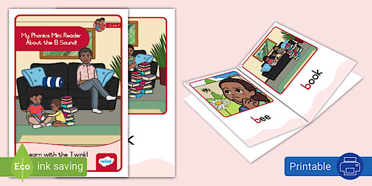Grade R Phonics - Mini Reader - b Sound (CAPS Aligned)