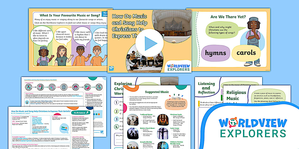 RE: Christianity in Art: KS1 Lesson Pack 3