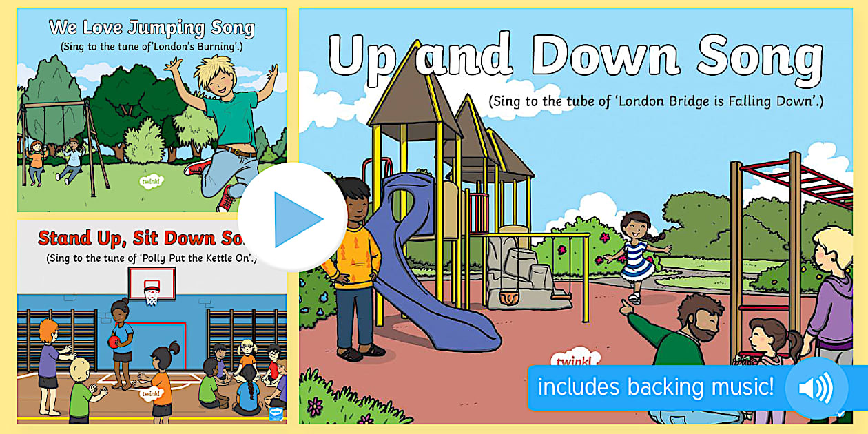 Up and Down Songs and Rhymes PowerPoints Pack (teacher made)