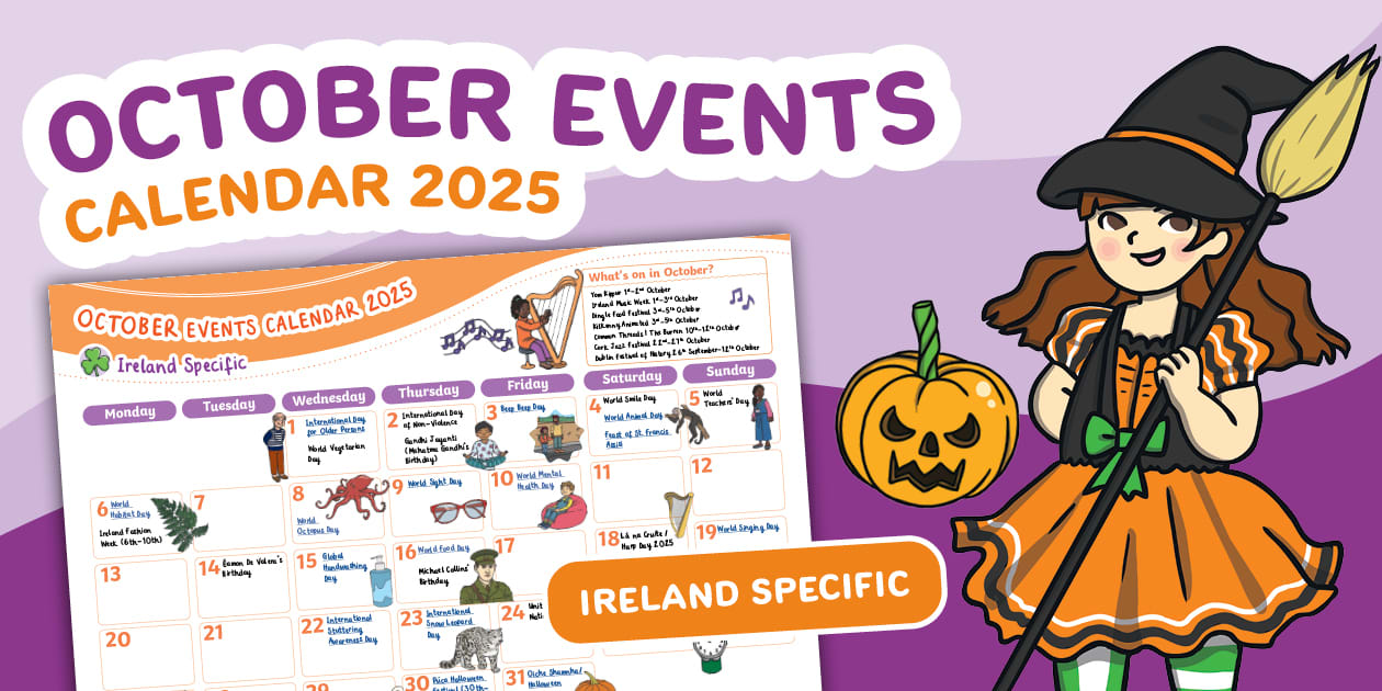 October Events Calendar 2026