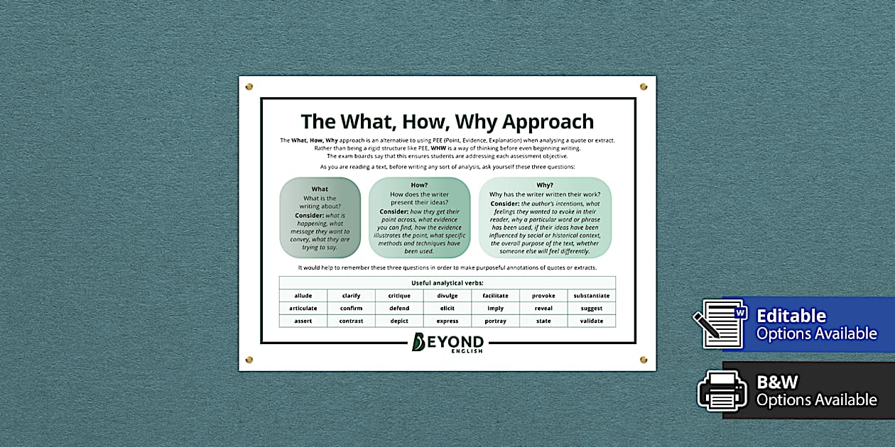 WHY Analysis (teacher made) - Twinkl