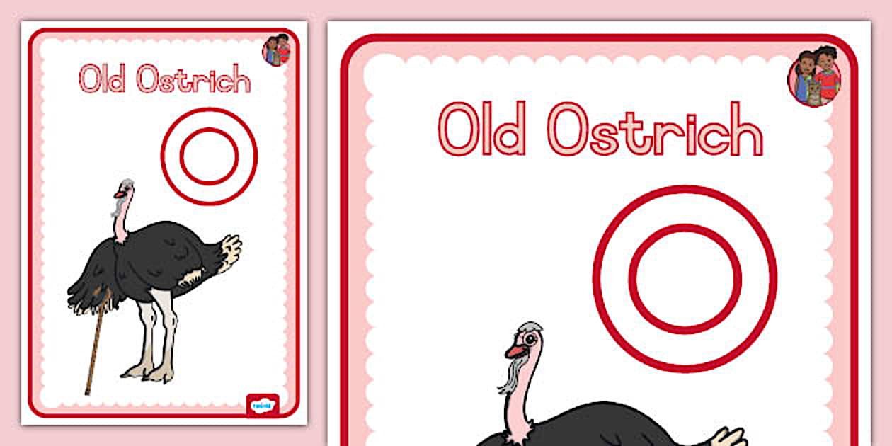 Grade R Phonics: Sound Character Poster o (teacher made)