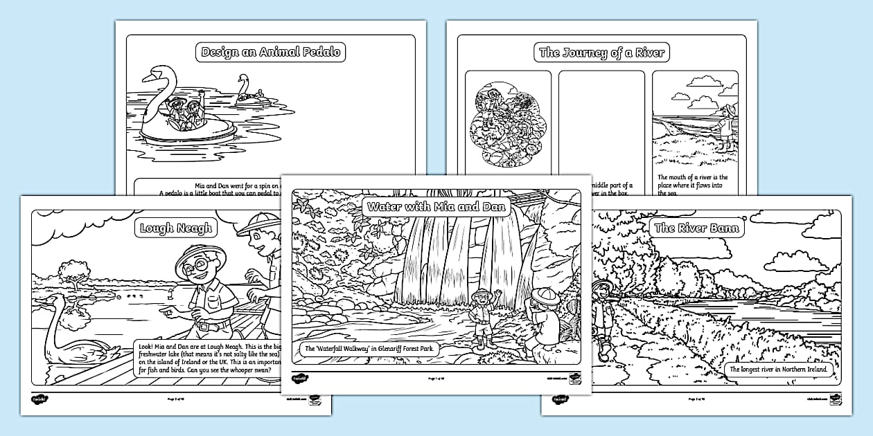 Water with Mia and Dan Colouring and Activity Booklet