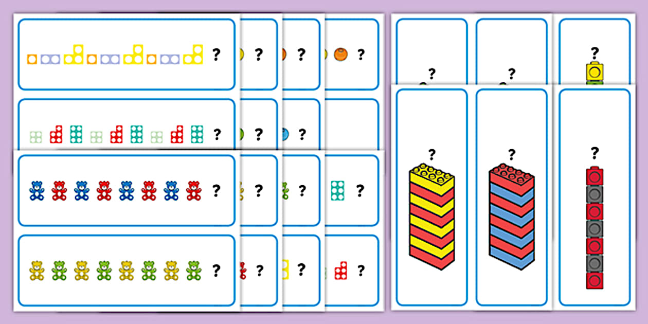 👉 Simple Repeating Patterns Cards (teacher made) - Twinkl