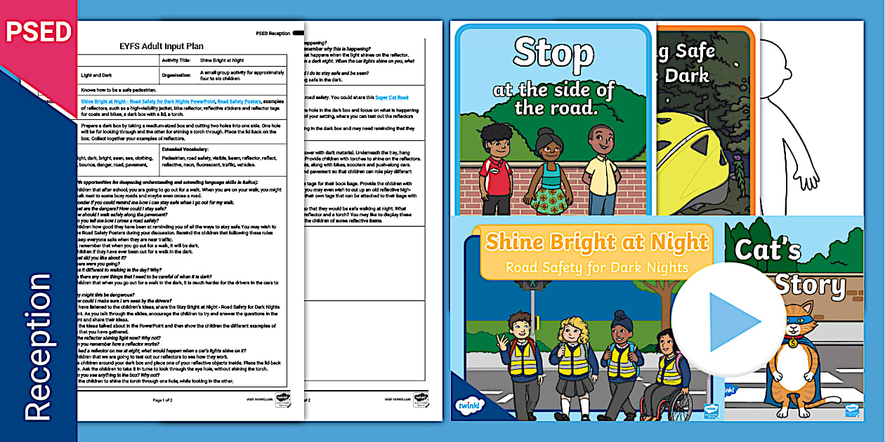 EYFS Shine Bright at Night Adult Input Plan & Resource Pack