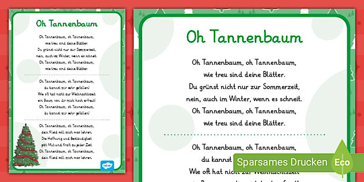 oh tannenbaum die oma hängt am gartenzaun