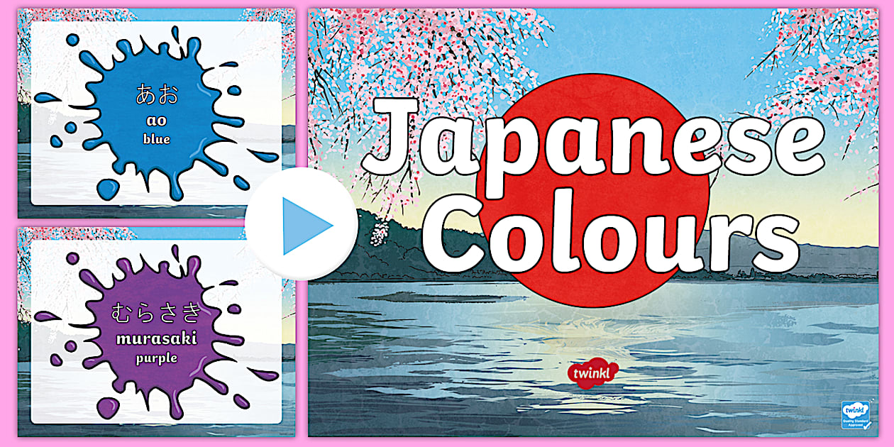 Japanese Colours PowerPoint Japanese