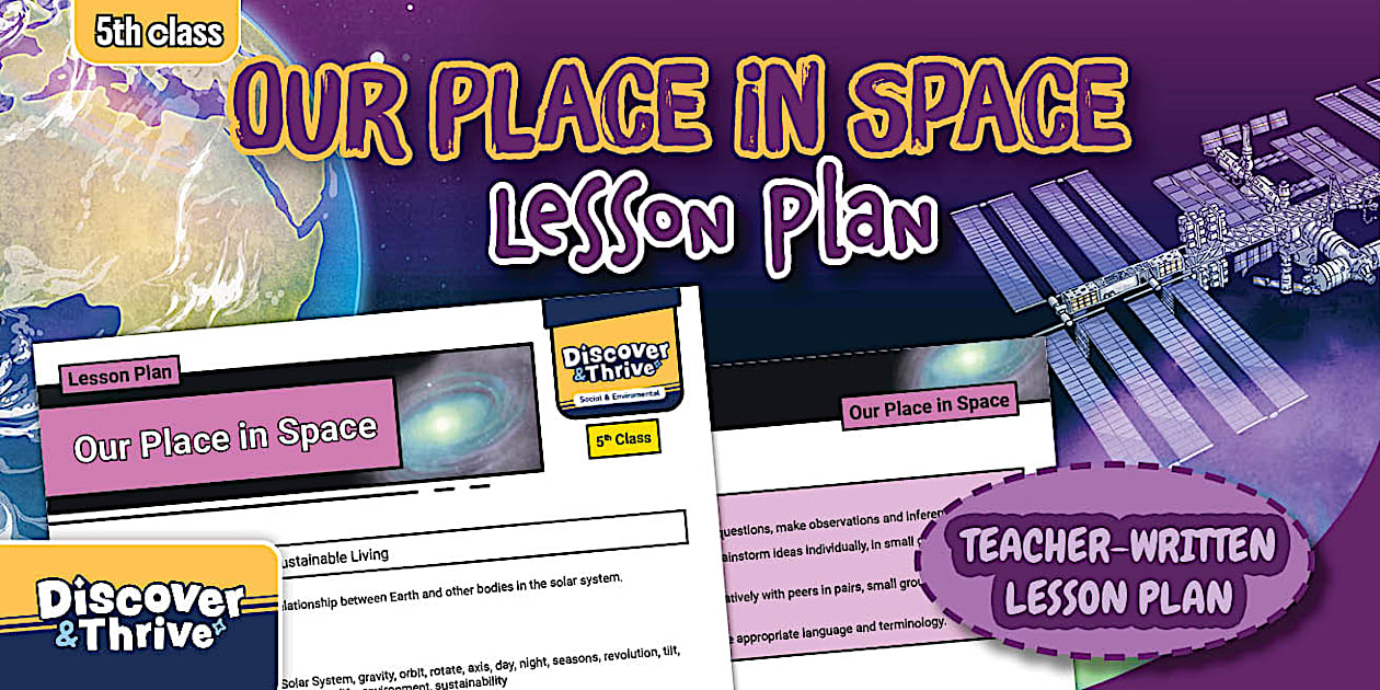 SEE Our Place in Space Lesson Plan 5th Class