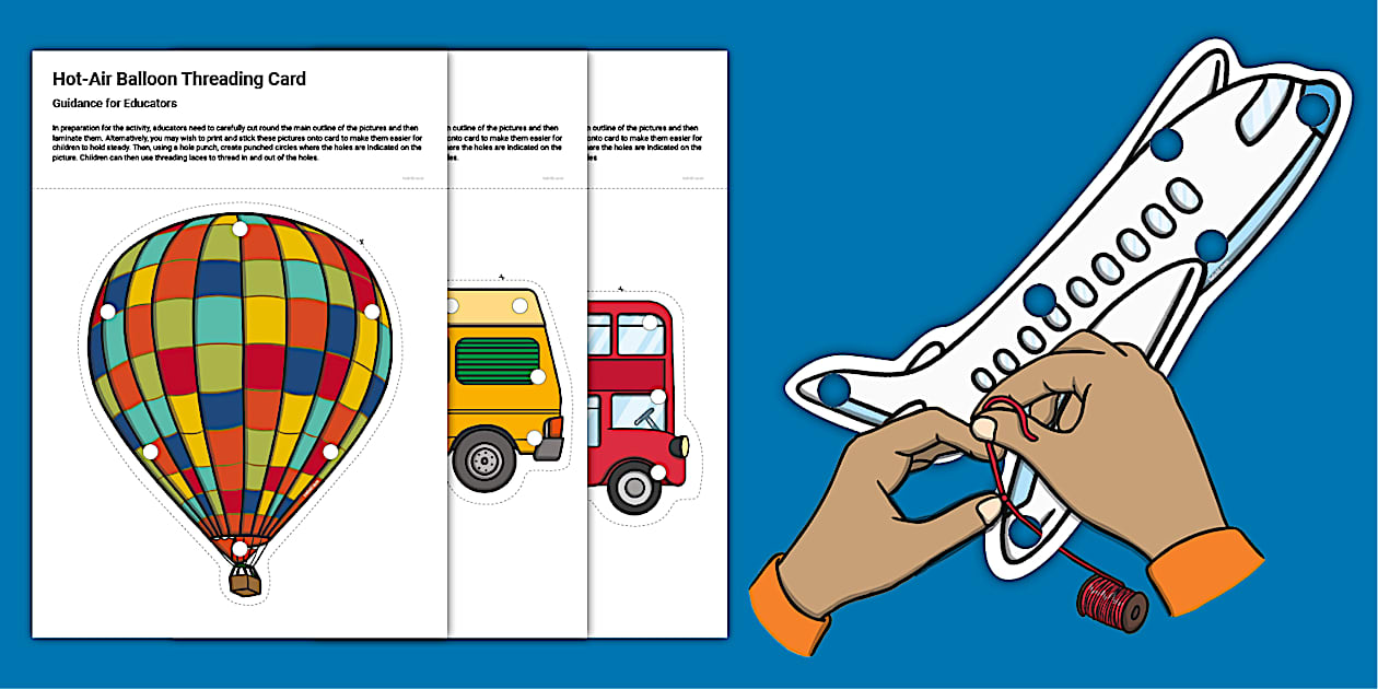 Curated visual reference: Gallery Detail: Vehicles And Transport Simple Threading Cards
