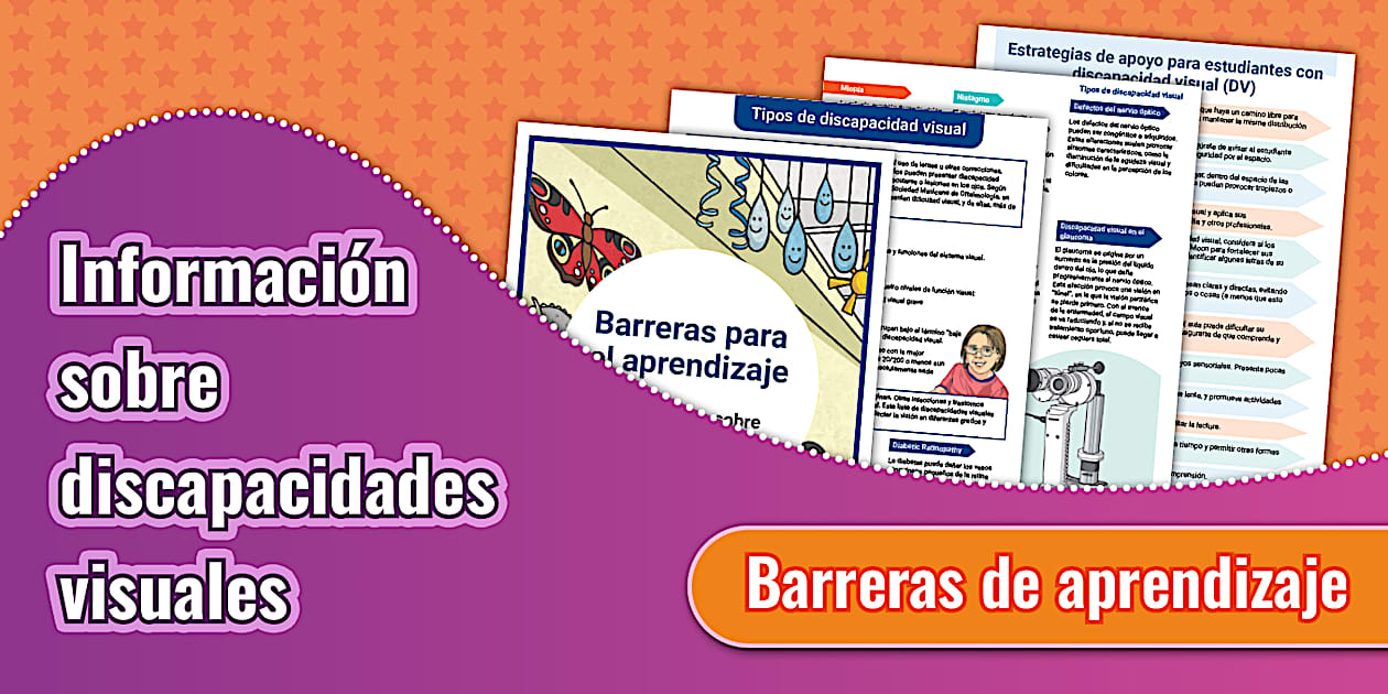 Guía para apoyar a estudiantes con discapacidad visual