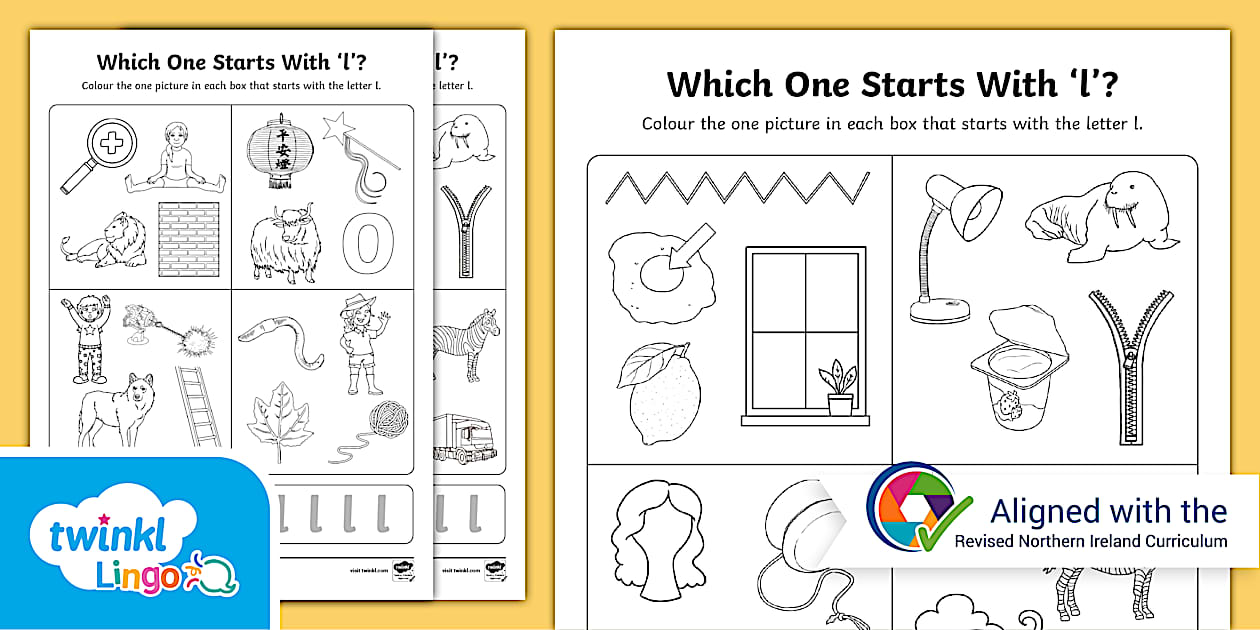 Introducing L Linguistic Phonics Which One Starts with L?