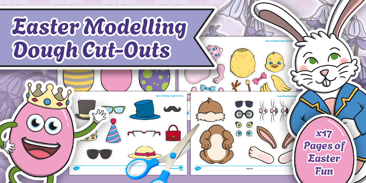 Easter Modelling Dough Cut-Outs - Twinkl