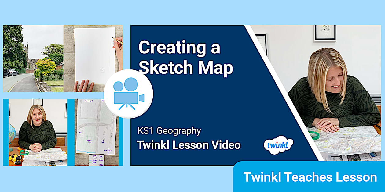 KS1 (Ages 5-7) Geography: Creating a Sketch Map Video Lesson
