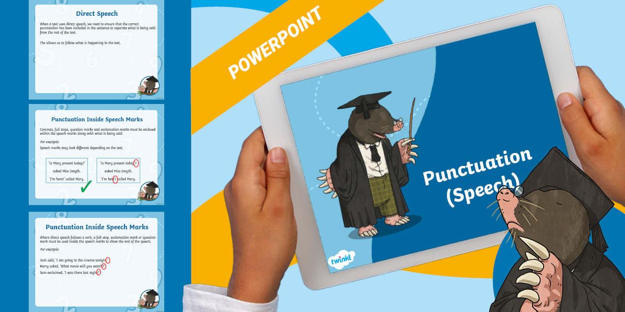 Punctuation (Speech) PowerPoint