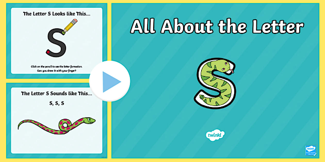 All About the Letter S PowerPoint (teacher made) - Twinkl