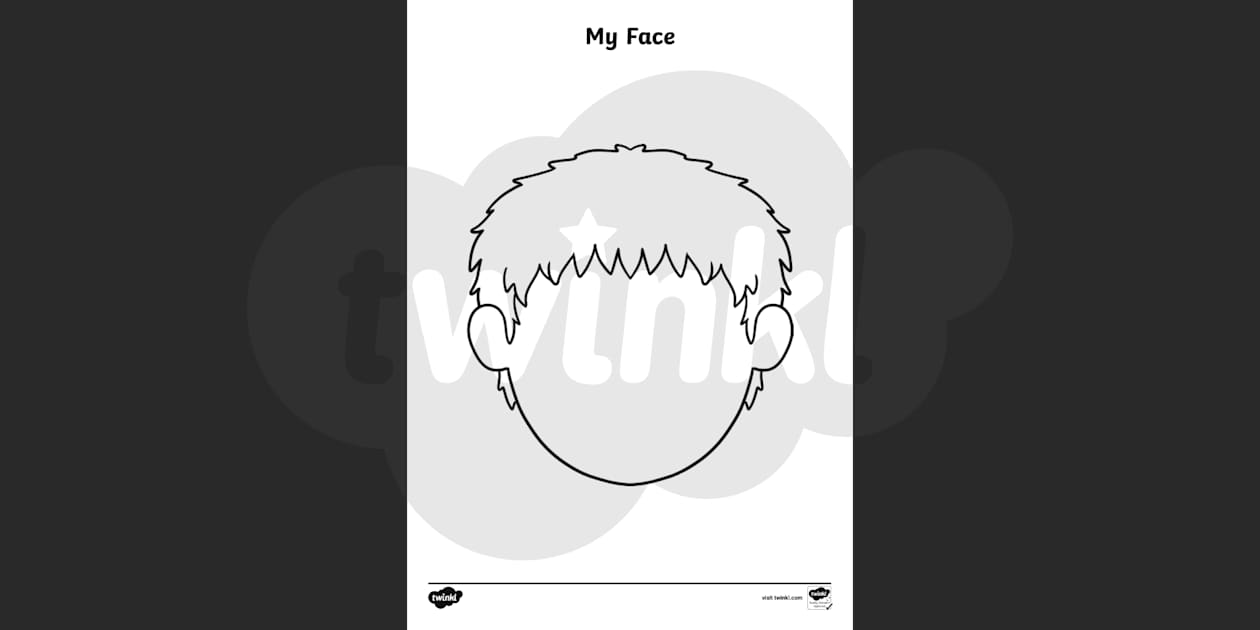 boy head template