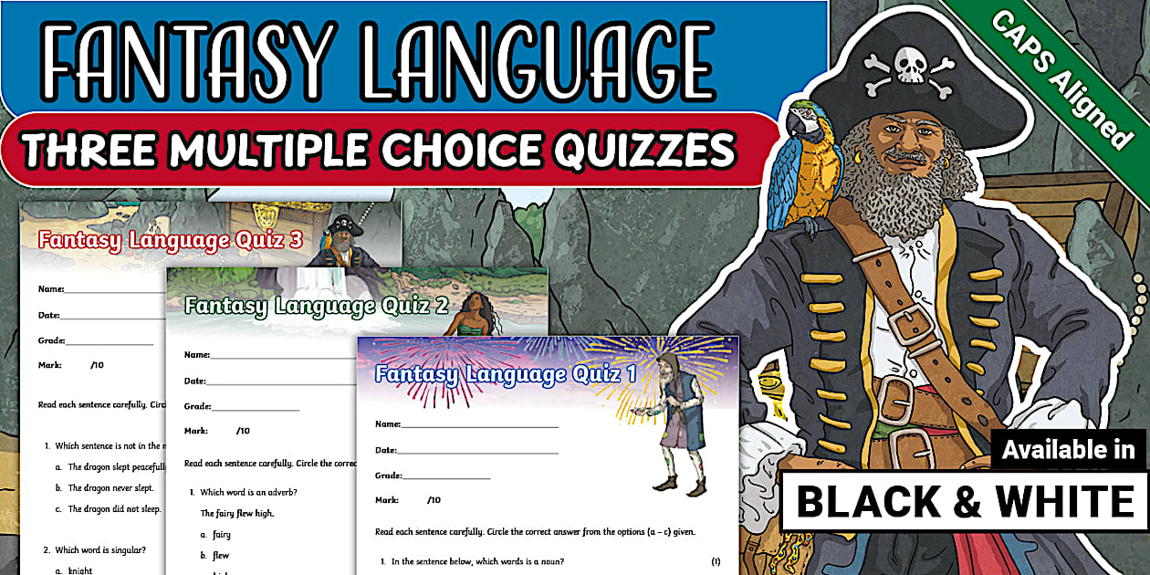 IP English Fantasy Language Multiple Choice Quiz