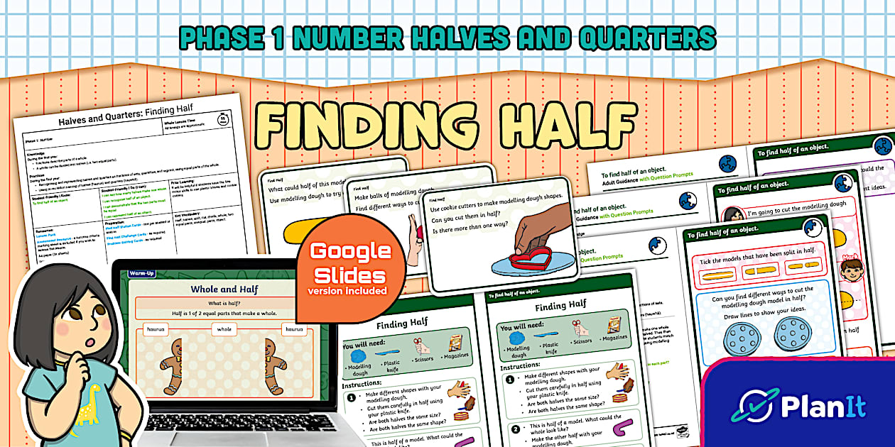Rational Numbers: Halves and Quarters (Finding Half) Lesson 1