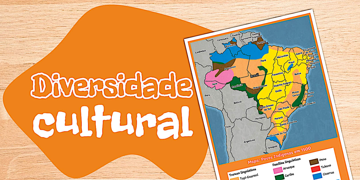 Mapa: Povos Indígenas em 1500