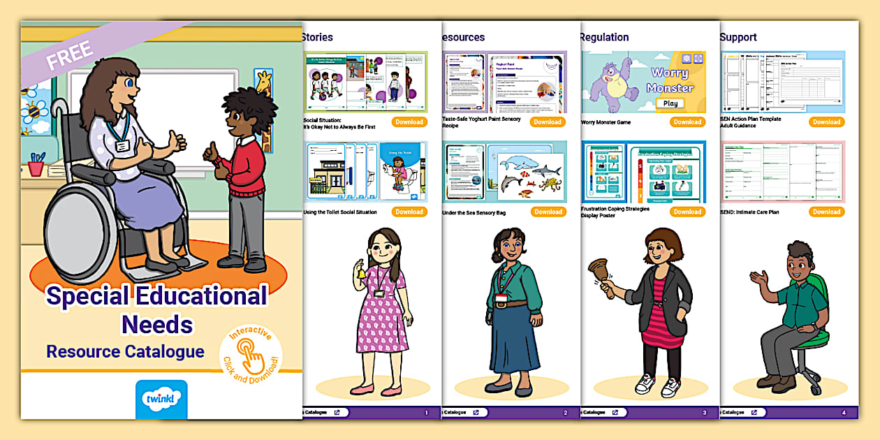 FREE SEN Resource Catalogue (teacher made) Twinkl