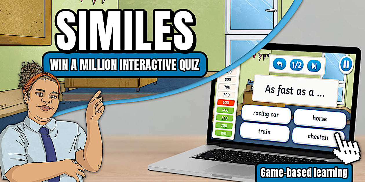 IP English - Simile Win a Million - Interactive Game (CAPS)