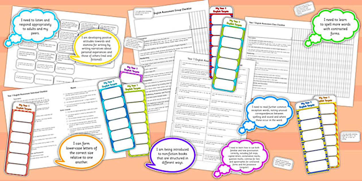 2014 National Curriculum KS1 English Assessment Pack