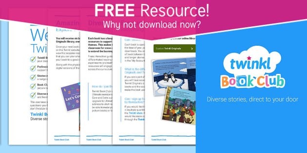 Free Twinkl Book Club Product Guide Teaching Resources