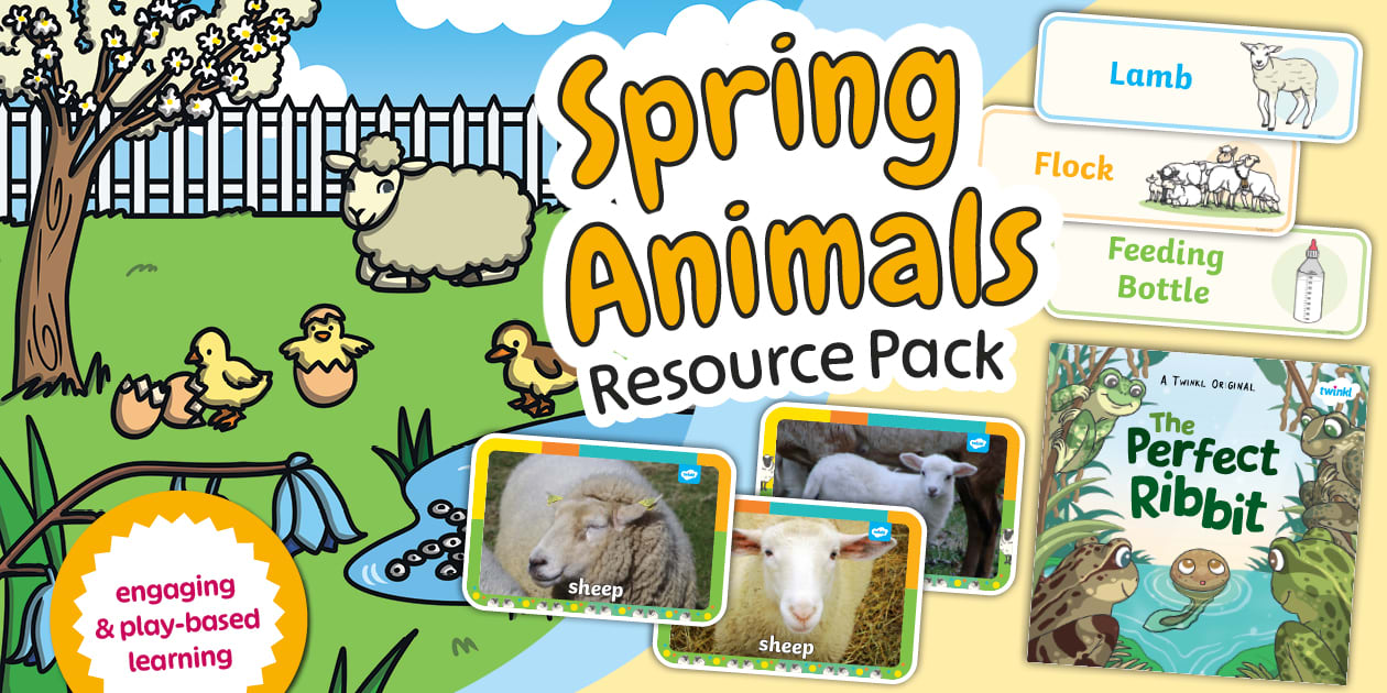 Spring Play Animal Spring Animals Educator-Led Play Pack