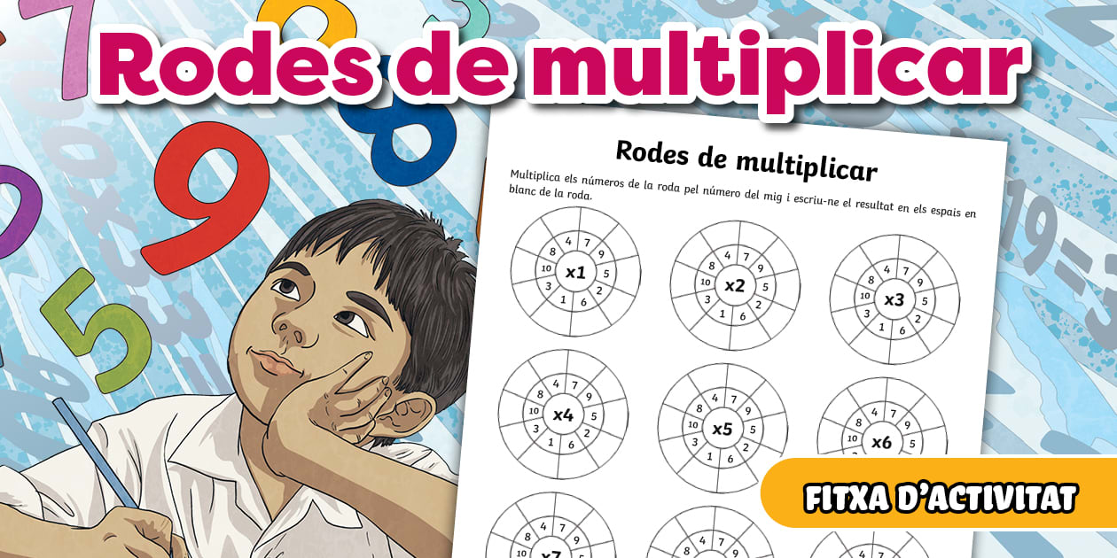 Fitxa d'activitat: Rodes de multiplicar - Català