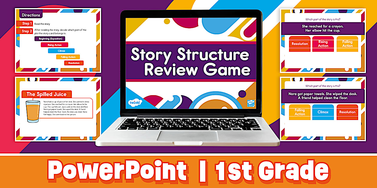 Rusticated First Story First Grade Story Structure PowerPoint Game