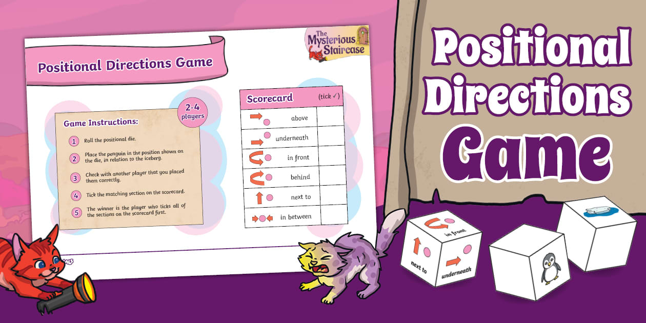 The Mysterious Staircase - Positional Directions Game