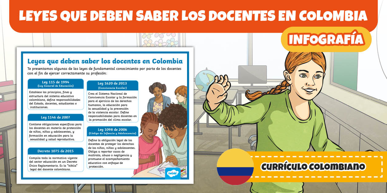 Infografía: Leyes para docentes en Colombia