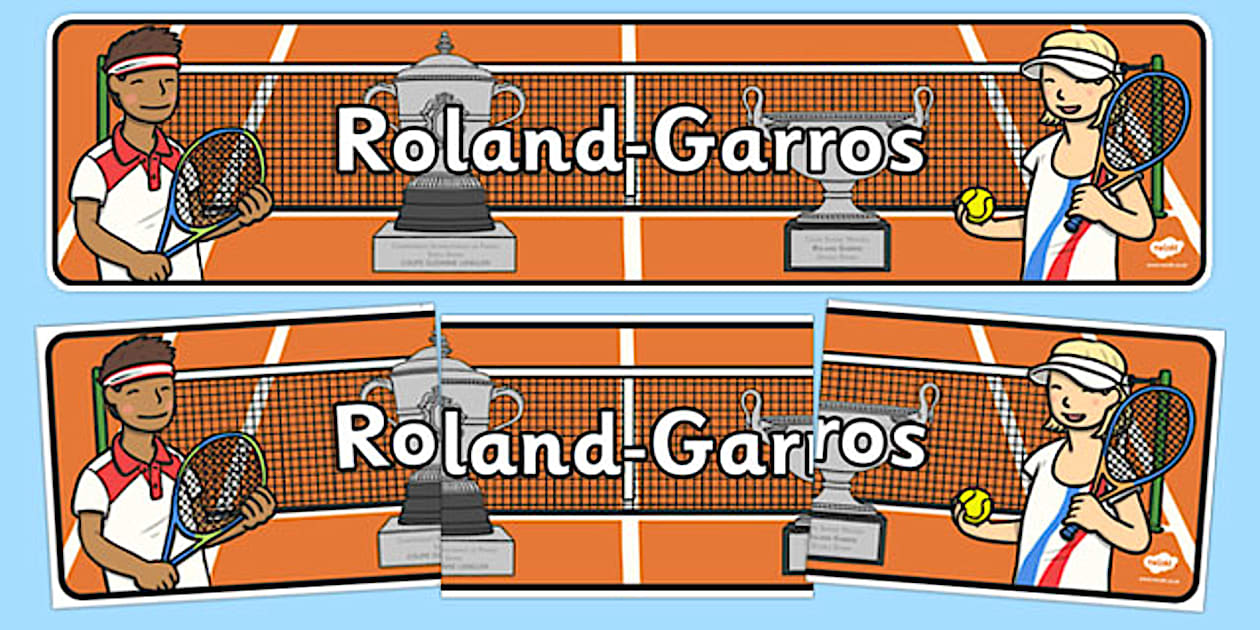 Roland-Garros Display Banner (l'enseignant a fait) - Twinkl