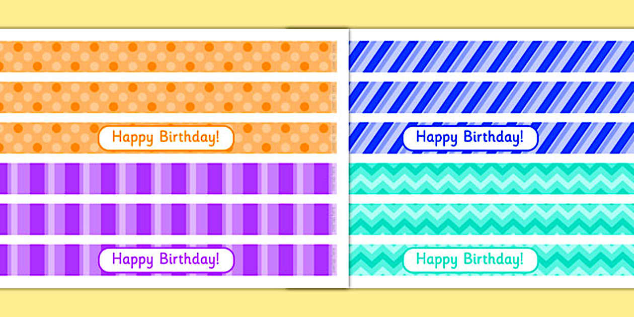 Sixth Ribbon 6th Birthday Party Cake Ribbon