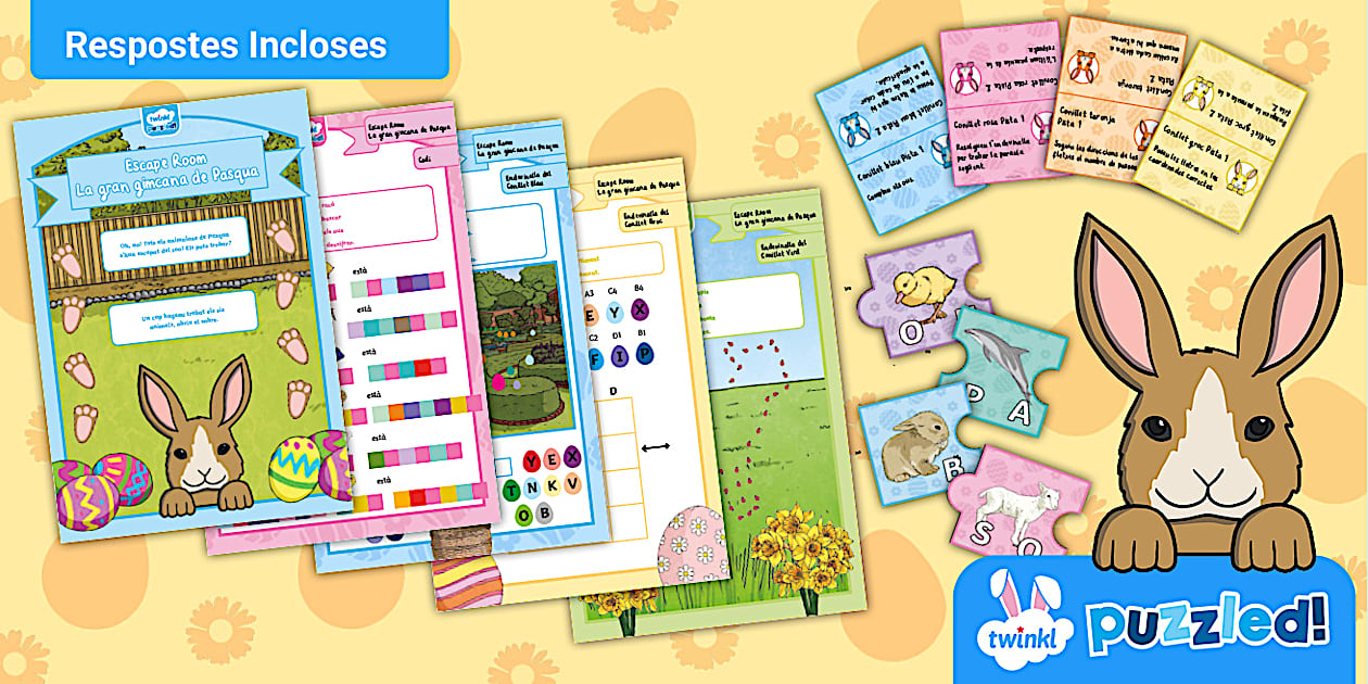 Escape Room: La Gran Gimcana de Pasqua - Català - Twinkl