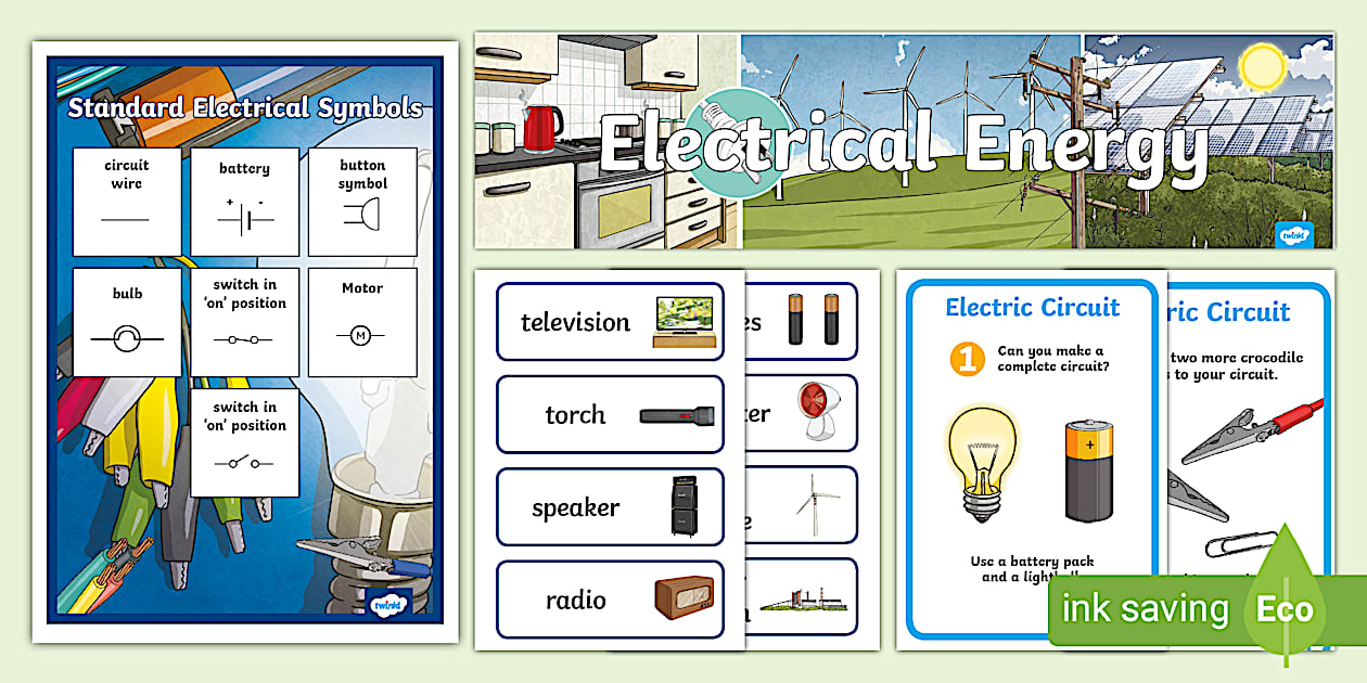 Electric Circuits Display Pack (Teacher-Made) - Twinkl